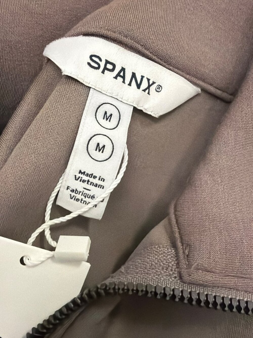Spanx Black Air Essentials Zip Romper Smoke Size Medium New - Picture 7 of 7